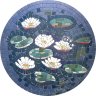 Mandala Mosaico Floral Nenúfares de Monet Ii em Cerâmica 80cm - 1