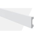 Ver imagem 2 de Rodapé de Poliestireno 20 Barras Lisas de 7cmX2,44m Rende 48,8 Metros Ml7 Gart 