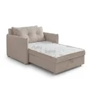 Ver imagem 6 de Sofá Cama Solteiro Linho Cinza Montreal 95cm