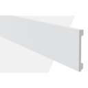 Ver imagem 2 de Kit Rodapé de Poliestireno 20 Barras Lisas de 15cm X 2,44m Rende 48,8 Metros Ml15 Gart