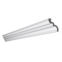 Ver imagem 2 de Kit C/20 Barras Moldura de Teto Rodateto de Poliestireno M7 Metro Linear 40m