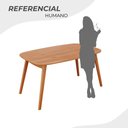 Ver imagem 4 de Mesa 135cm x 80cm MDF Laminado Ceci Yescasa Marrom
