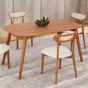 Ver imagem 2 de Mesa 135cm x 80cm MDF Laminado Ceci Yescasa Marrom