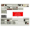 Ver imagem 3 de Cozinha Completa Verona Armário e Balcão Branco Madesa