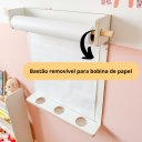 Ver imagem 3 de Lousa Criativa Branca Infantil para Desenho e Pintura+bobina