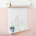 Ver imagem 1 de Lousa Criativa Branca Infantil para Desenho e Pintura+bobina