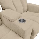 Ver mais imagens de Poltrona Reclinável 2 Lugares para Sala de Cinema Arsenal Suede Bege G23 - Encantum