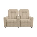 Ver imagem 7 de Poltrona Reclinável 2 Lugares para Sala de Cinema Arsenal Suede Bege G23 - Encantum
