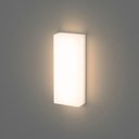 Ver imagem 2 de Arandela Stella Ice Retangular Led 20cm Ip65 5w Bivolt Branco 3000k Luz Amarela Stl21701br/30