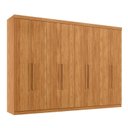 Ver imagem 2 de Guarda Roupa Casal 8 Portas 4 Gavetas Master New Cinamomo