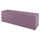 Ver imagem 2 de Cabeceira E Baú Cama Box Queen Size Cora 160cm Suede Rosé