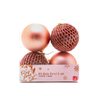 Kit Bola Natal Le 8cm com 4 Unidades Rosé Gold - 6