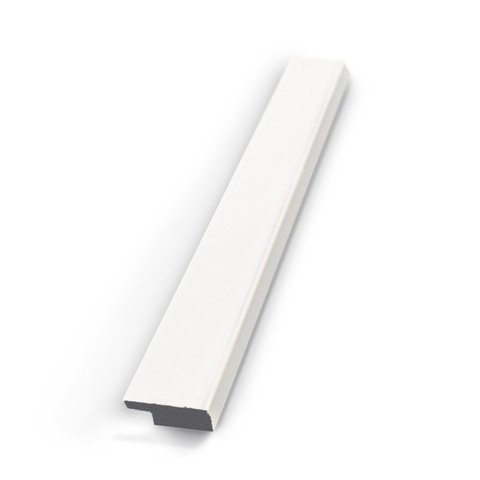 Arremate Alizar Ripado Superior 285cm x 4,2cm x 12cm Branco Ruffino