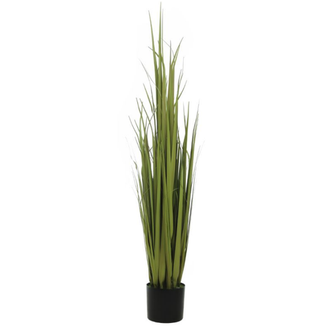 Planta Artificial Folhagem Grass C/print X118 Verde 1,19cm