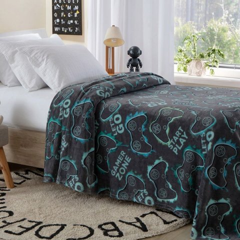 Manta Cobertor Infantil Brilha no Escuro Microfibra Super Macio com Conforto Térmico Premium Casa do