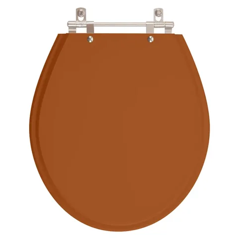 Assento Sanitário Carina Caramelo Para Louça Ideal Standard