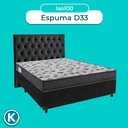 Ver imagem 4 de Kit Cabeceira + Cama Box + Colchão Casal D33 Iso100 Ortobom