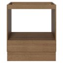Ver mais imagens de Balcão para Forno/Micro-Ondas 70 x 60 cm 1 Gaveta (sem Tampo) Rustic Madesa
