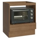 Ver imagem 1 de Balcão para Forno/Micro-Ondas 70 x 60 cm 1 Gaveta (sem Tampo) Rustic Madesa