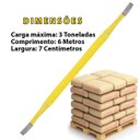 Ver imagem 3 de Cinta Elevaçao Carga Reforçada 3 Toneladas 6 Metros Resistente Guincho Reboque Guindaste Obra Constr