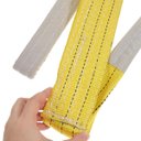 Ver imagem 7 de Cinta Elevaçao Carga Reforçada 3 Toneladas 6 Metros Resistente Guincho Reboque Guindaste Obra Constr