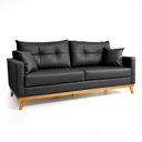Ver imagem 4 de Sofá 2 Lugares 180cm Soul CabeCasa MadeiraOriginals Preto