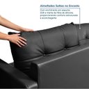 Ver imagem 7 de Sofá 2 Lugares 180cm Soul CabeCasa MadeiraOriginals Preto