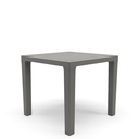 Ver imagem 3 de Mesa Multiuso Quadrada Plástica Niala Plaxmetal Basalto Cinza Grafite
