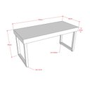 Ver imagem 2 de Trio De Mesas Expositoras Para Loja MDF Comac - Branco