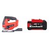 Kit Serra Tico Tico Einhell Tc-js 18 Li Solo com Bateria Power X-change 18v 5,2ah Plus Einhell - 1