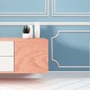Ver imagem 3 de Kit 18m Linear Roda Meio Perfil de Poliestireno CW13 Branco Homestar
