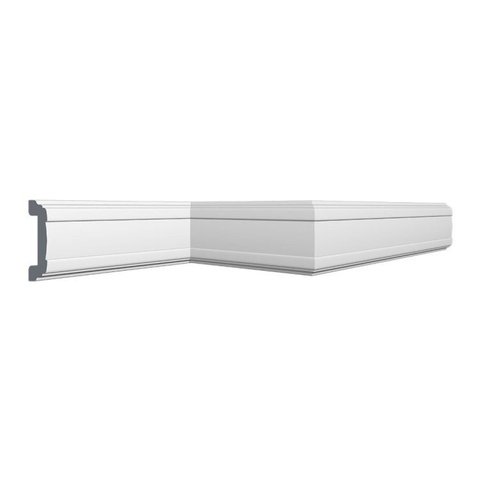 Kit 18m Linear Roda Meio Perfil de Poliestireno CW13 Branco Homestar