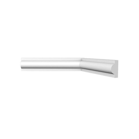 Kit 18m Linear Rodameio Perfil de Poliestireno I20 Branco Homestar