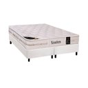 Ver imagem 1 de Cama Box Queen: Colchão Molas Pocket Ensacadas Castor Kingdom Aloe Vera + Base Crc Courano White (