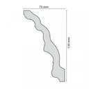 Ver imagem 2 de Kit 18M Linear Roda Teto Andrea Perfil de Poliestireno