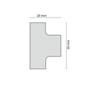 Ver imagem 2 de Kit com 3 Barras Rodameio Versátil Up236 Perfil de Poliestireno Homestar 6m