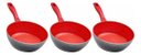 Ver imagem 1 de Jogo 3 Frigideira Polishop Flavorstone Day By Day 28cm Vermelho