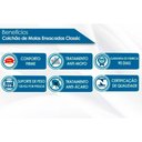 Ver imagem 2 de Colchão Solteiro Anjos Molas Ensacadas MasterPocket Classic Euro Pillow Black (78x188x22) -