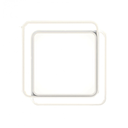 Ver imagem 2 de Plafon Hoop Branco 58w 3000k