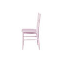 Ver imagem 4 de Conjunto 4 Cadeiras Tiffany Infantil Polipropileno Estrutura da Cadeira Rosa