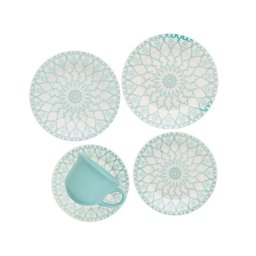 Aparelho de Jantar e Chá Estampa Donna Mandala 20 Peças - Biona 091085 - 5