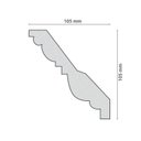 Ver imagem 2 de Kit 18M Linear Roda Teto Marie Perfil de Poliestireno  