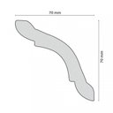 Ver imagem 2 de Kit com 3 Barras Roda Teto Perfil de Poliestireno C100 Homestar 6m