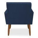 Ver imagem 3 de Kit 4 Poltronas Decorativa Nina Veludo Azul Marinho