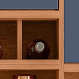Cozinha Compacta Viena 8 Portas e 2 Gavetas Lukaliam Móveis Jequitiba/azul Lord - 9