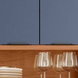 Cozinha Compacta Viena 8 Portas e 2 Gavetas Lukaliam Móveis Jequitiba/azul Lord - 7