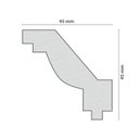 Ver imagem 3 de Kit 18m Linear Roda Teto Perfil de Poliestireno Jo Branco Homestar