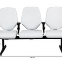 Ver imagem 5 de Cadeira Longarina para Escritório 3 Lugares Amor