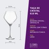 Taça de Cristal Bohemia para Vinho 610 Ml Loxia 2 Peças - 4