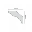 Ver imagem 2 de Kit com 3 Barras Roda Teto Perfil de Poliestireno M35 Homestar 6m